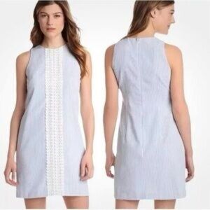 Pappagallo Striped Seersucker Dress Sz 12